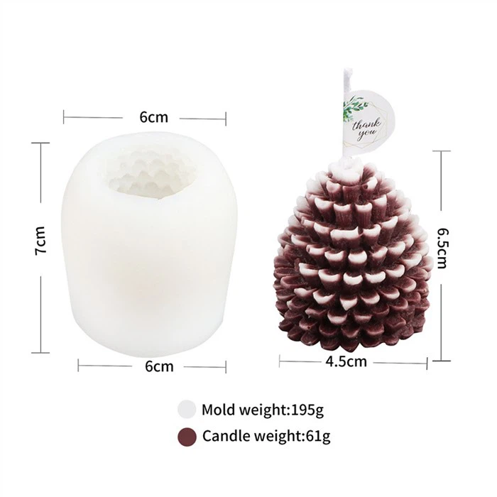 pinecone candle mold pinecone candle mold
