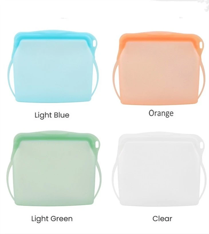 4 color food storage bag set