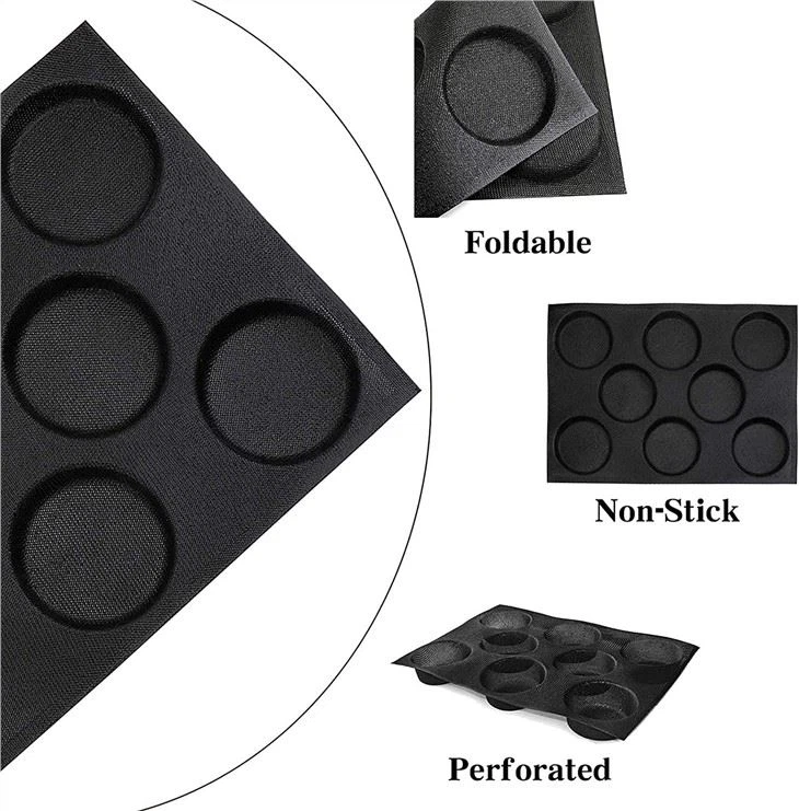 Silicone Hamburger Baking Mold
