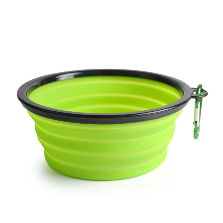 Silicone Set Of 2 Travel Pet Bowls