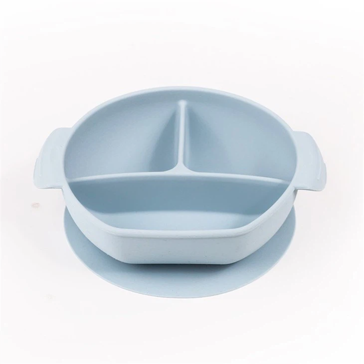 baby plate blue